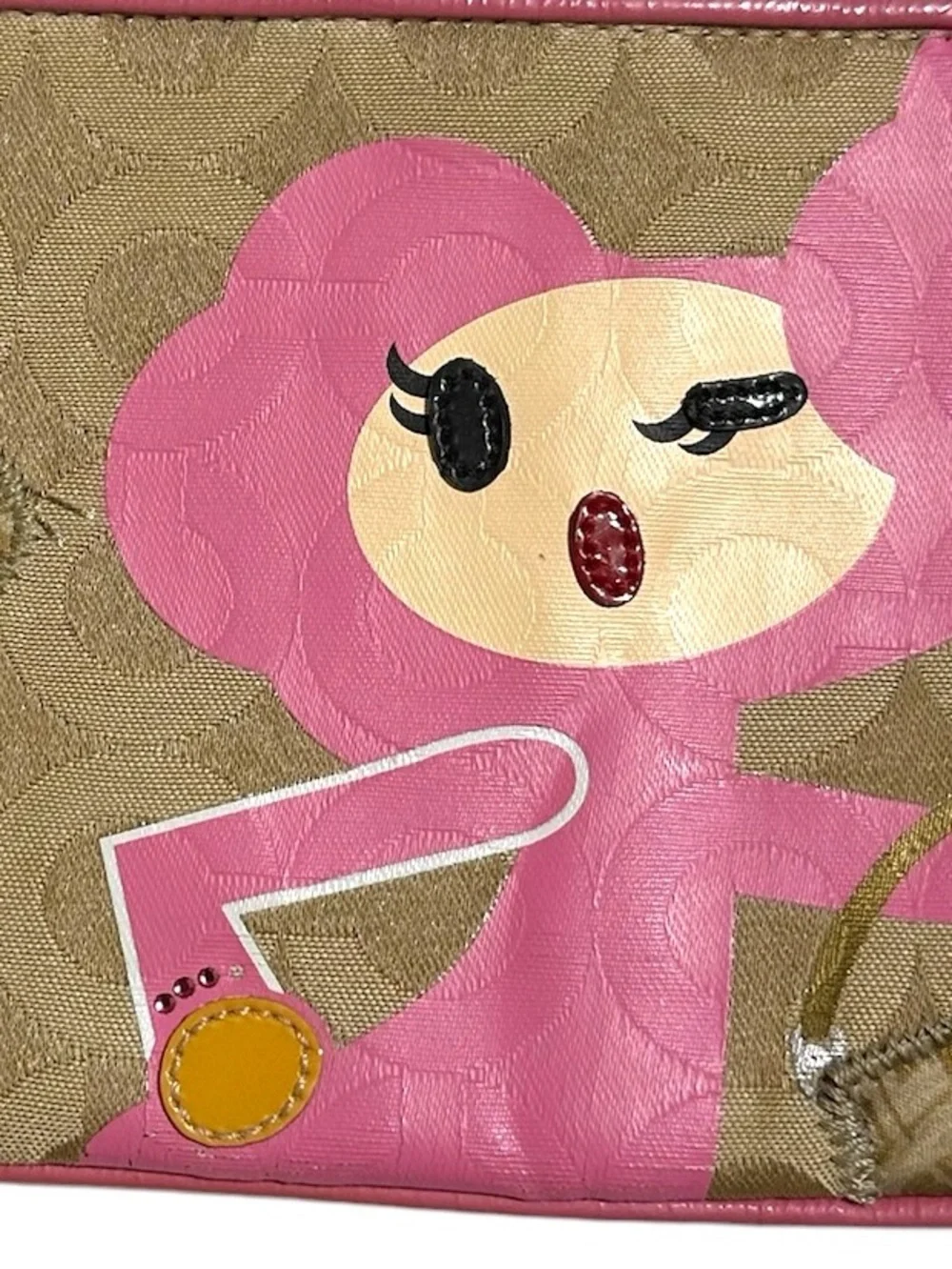 Coach Poppy Chan "Pinky" Wristlet Rare Limited Edition - Picture 5 of 11